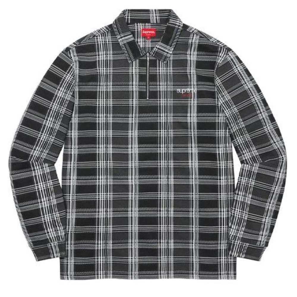 Supreme Plaid 1/4 Zip